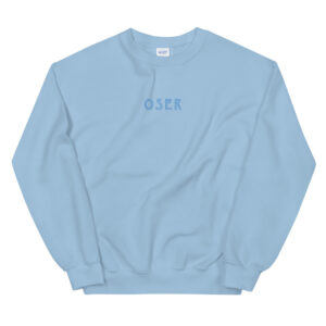 Oser Logo – Embroidery Sweatshirt (Sky Blue)