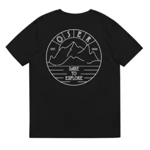 Limited Edition “Explore The Mountains” Tee (Night Sky Black)