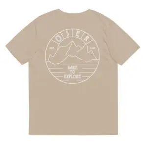 Limited Edition “Explore The Mountains” Tee (Sand Brown)